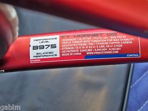 PRINCE TENNIS RACKET B975 TT HORNET OS