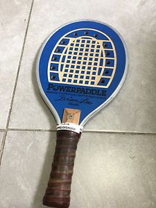 Excellent! Brian Lee Powerpaddle USPTA Approved Paddle Tennis Racquet Blue