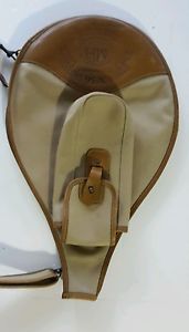 GHURKA VINTAGE LEATHER TENNIS RACQUET  CO