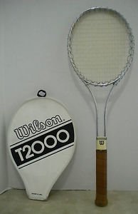 Wilson T2000 Steel Tennis Racquet Racket 4 1/2 - Preferred by Jimmy Connors VGC