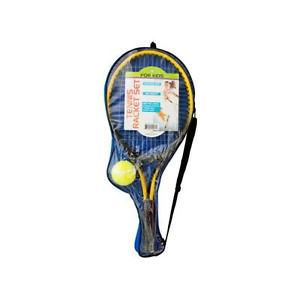 Bulk Buys OD917-4 Kids Tennis Racket Set With Ball
