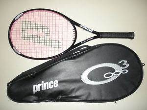 PRINCE O3 PINK LTD OS 118 TENNIS RACQUET  4 1/8   27.5"