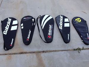 LOT OF -5- BABOLAT SINGLE TENNIS RACKET BAGS. ( NEW )