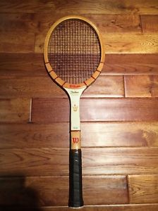 Vintage Wilson wooden The Jack Kramer autograph Tennis Racquet Raquet