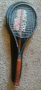 Wilson Pro Staff Large Graphite Kevlar PWS Tennis Racquet 4 1\2" Grip. 55/60 lb.
