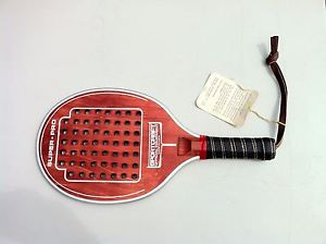 MINTY!! Vintage SPORTCRAFT SUPER-PRO Wood & Aluminum Paddle Ball Racquet US Made
