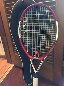 Wilson nCode nVision racquet 4 3/8 GRIP MIDPLUS with original Bag!
