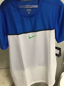 Nike Challenger Premier Rafa crew-nadal tennis shirt  (646097-101) Rare