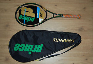 PRINCE ORIGINAL GRAPHITE POG STRAIGHT SHAFT 93 Tennis Racquet Grip 4 1/2 NEW