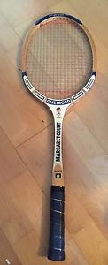Vintage Chemold Margaret Court Wooden Tennis Racket 4 3/8" Grip