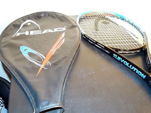 HEAD TI.EVOLUTION Graphite Titanium Racquet Supersize Graphite 4 1/2" Cover