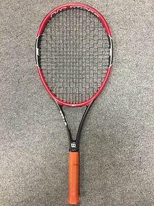 Wilson Pro Staff 97 STRUNG 4 3/8 (Tennis Racket Racquet roger federer 11.1 315g)