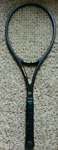 Dunlop Black Max Graphite/Glass Tennis Racket L 4 3/8