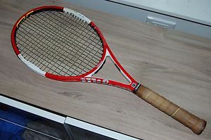 Used Wilson Prostaff Ncode 6.1 90" Federer Racket Raquet New Strings