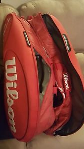Wilson 15 racquets big Red Bag