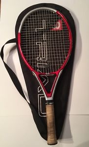WILSON TRIAD 5 (FIVE) OS OVERSIZE 110 SQ IN TENNIS RACQUET 4 3/8" GRIP with CASE